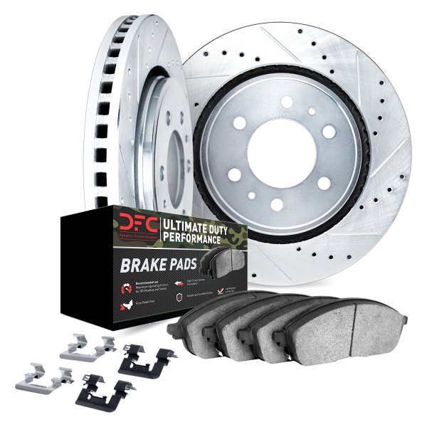 DFC® - Drilled and Slotted Front Brake Kit with Ultimate Duty Performance Brake Pads