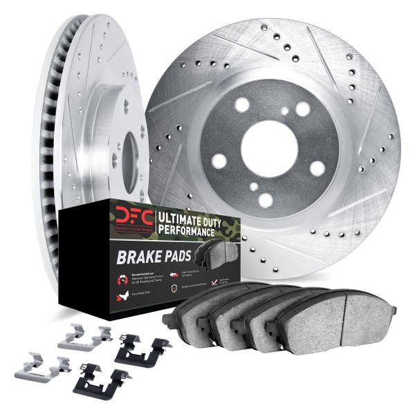 DFC® - Drilled and Slotted Front Brake Kit with Ultimate Duty Performance Brake Pads