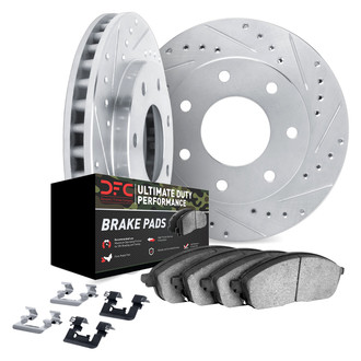 DFC® - Drilled and Slotted Front Brake Kit with Ultimate Duty Performance Brake Pads
