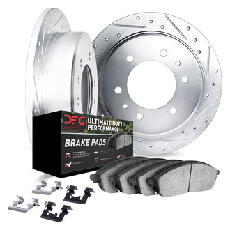 DFC® - Drilled and Slotted Front Brake Kit with Ultimate Duty Performance Brake Pads