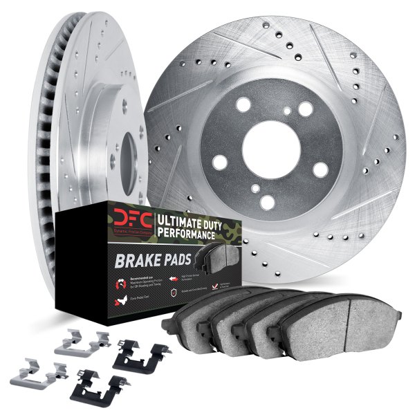 DFC® - Drilled and Slotted Rear Brake Kit with Ultimate Duty Performance Brake Pads