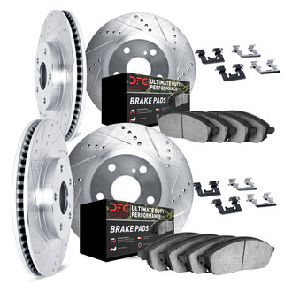DFC® - Drilled and Slotted Brake Kit with Ultimate Duty Performance Brake Pads