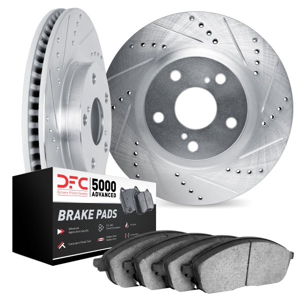 DFC® - PRO-KIT 5000 Drilled and Slotted Front Brake Kit