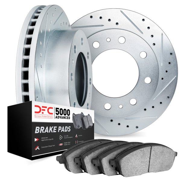 DFC® - PRO-KIT 5000 Drilled and Slotted Rear Brake Kit