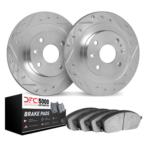 DFC® - PRO-KIT 5000 Drilled and Slotted Rear Brake Kit