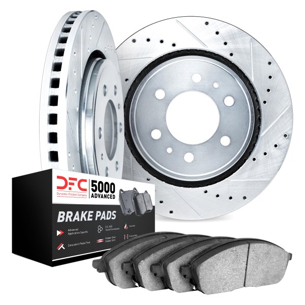 DFC® - PRO-KIT 5000 Drilled and Slotted Rear Brake Kit