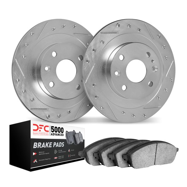 DFC® - PRO-KIT 5000 Drilled and Slotted Rear Brake Kit