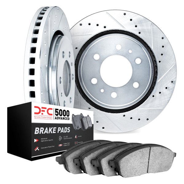 DFC® - PRO-KIT 5000 Drilled and Slotted Front Brake Kit