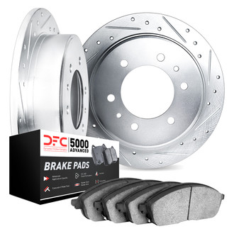 DFC® - PRO-KIT 5000 Drilled and Slotted Front Brake Kit