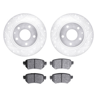 DFC® - PRO-KIT 5000 Drilled and Slotted Rear Brake Kit