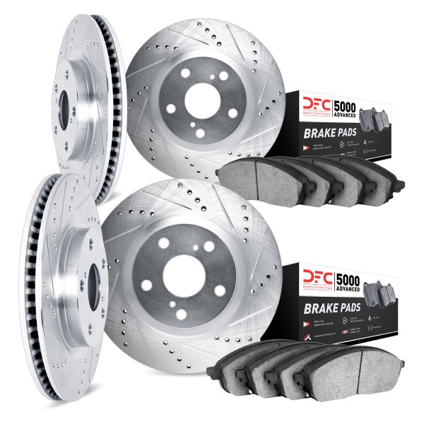 DFC® - PRO-KIT 5000 Drilled and Slotted Front and Rear Brake Kit