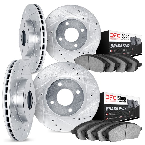 DFC® - PRO-KIT 5000 Drilled and Slotted Front and Rear Brake Kit