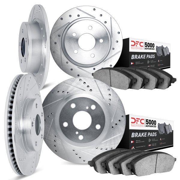 DFC® - PRO-KIT 5000 Drilled and Slotted Front and Rear Brake Kit