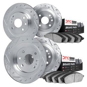 DFC® - PRO-KIT 5000 Drilled and Slotted Brake Kit