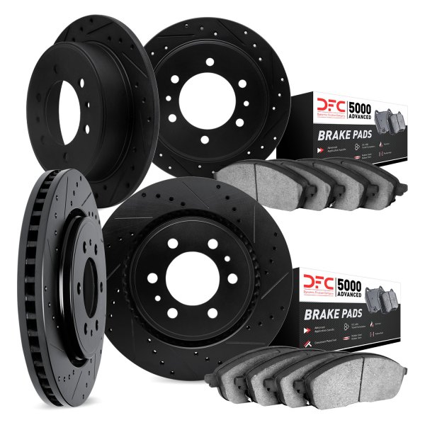 DFC® - PRO-KIT 5000 Drilled and Slotted Front and Rear Brake Kit