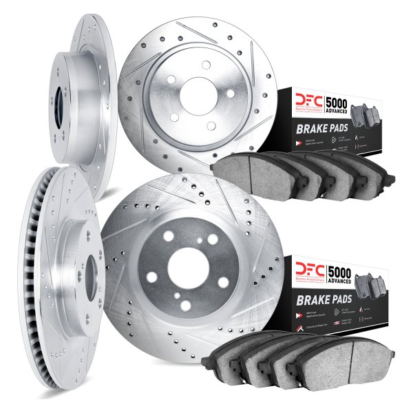 DFC® - PRO-KIT 5000 Drilled and Slotted Front and Rear Brake Kit