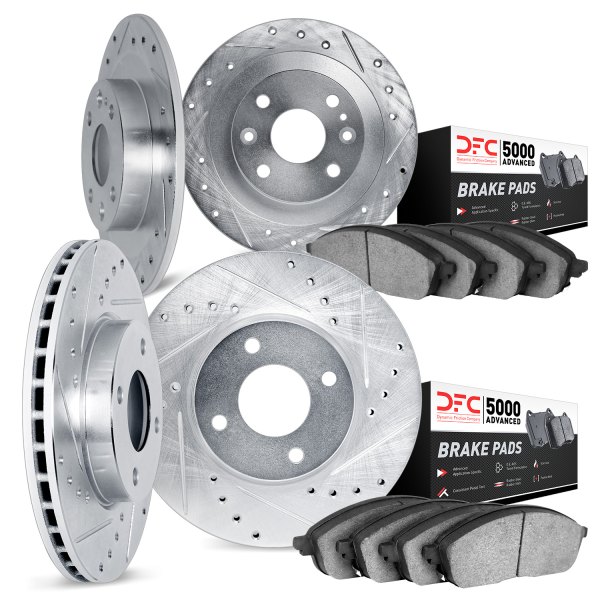 DFC® - PRO-KIT 5000 Drilled and Slotted Front and Rear Brake Kit