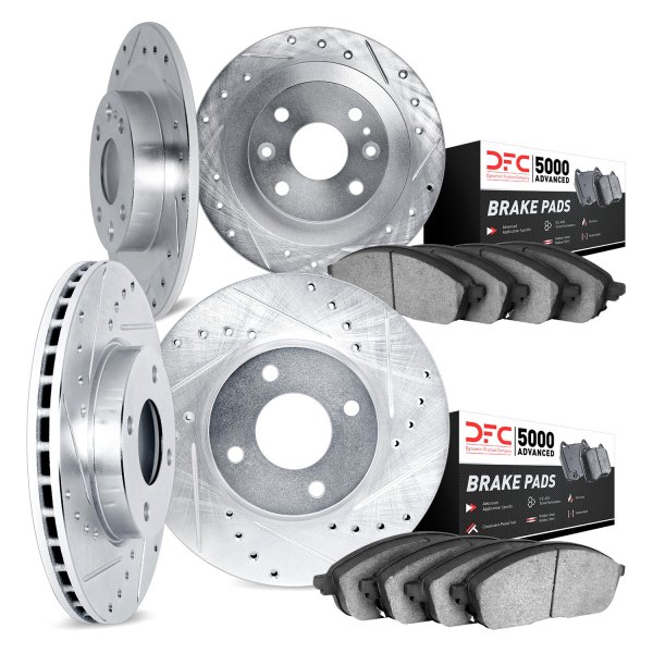 DFC® - PRO-KIT 5000 Drilled and Slotted Front and Rear Brake Kit