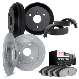 DFC® - PRO-KIT 5000 Drilled and Slotted Front and Rear Brake Kit