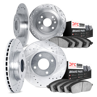 DFC® - PRO-KIT 5000 Drilled and Slotted Brake Kit