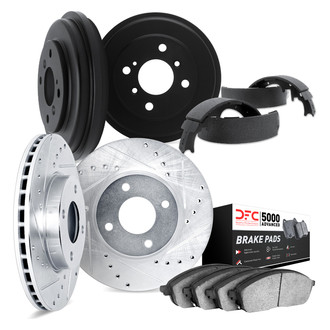 DFC® - PRO-KIT 5000 Drilled and Slotted Front and Rear Brake Kit