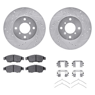 DFC® - PRO-KIT 5000+ Drilled and Slotted Front Brake Kit