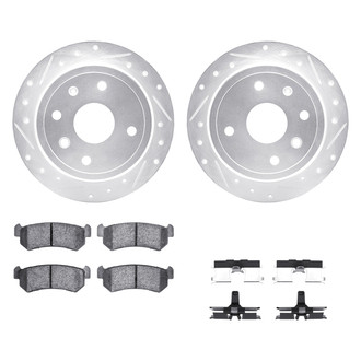 DFC® - PRO-KIT 5000+ Drilled and Slotted Rear Brake Kit