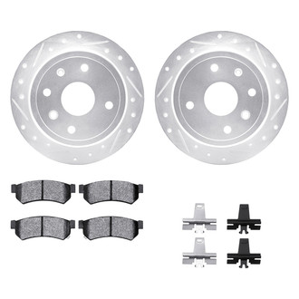 DFC® - PRO-KIT 5000+ Drilled and Slotted Rear Brake Kit