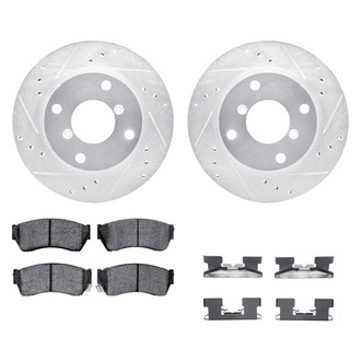DFC® - PRO-KIT 5000+ Drilled and Slotted Front Brake Kit