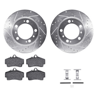 DFC® - PRO-KIT 5000+ Drilled and Slotted Rear Brake Kit