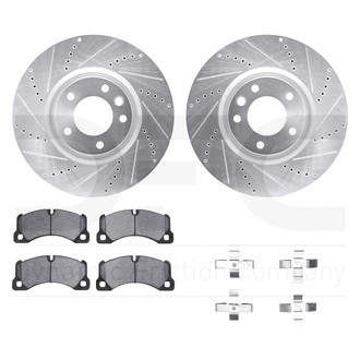 DFC® - PRO-KIT 5000+ Drilled and Slotted Front Brake Kit
