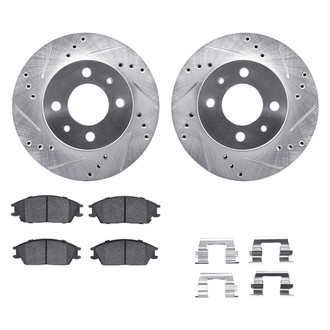 DFC® - PRO-KIT 5000+ Drilled and Slotted Front Brake Kit