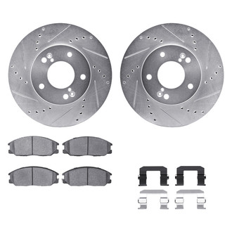 DFC® - PRO-KIT 5000+ Drilled and Slotted Front Brake Kit