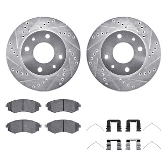 DFC® - PRO-KIT 5000+ Drilled and Slotted Front Brake Kit