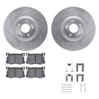 DFC® - PRO-KIT 5000+ Drilled and Slotted Front Brake Kit