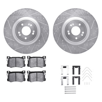 DFC® - PRO-KIT 5000+ Drilled and Slotted Front Brake Kit