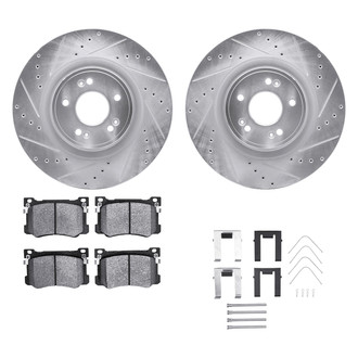 DFC® - PRO-KIT 5000+ Drilled and Slotted Front Brake Kit
