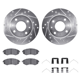 DFC® - PRO-KIT 5000+ Drilled and Slotted Front Brake Kit