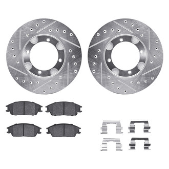 DFC® - PRO-KIT 5000+ Drilled and Slotted Front Brake Kit