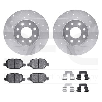 DFC® - PRO-KIT 5000+ Drilled and Slotted Rear Brake Kit