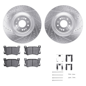 DFC® - PRO-KIT 5000+ Drilled and Slotted Front Brake Kit