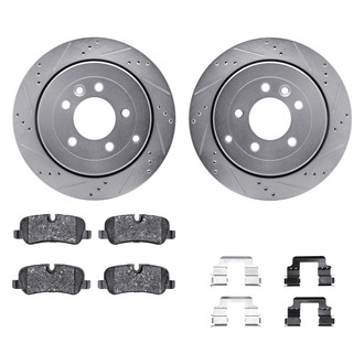 DFC® - PRO-KIT 5000+ Drilled and Slotted Rear Brake Kit