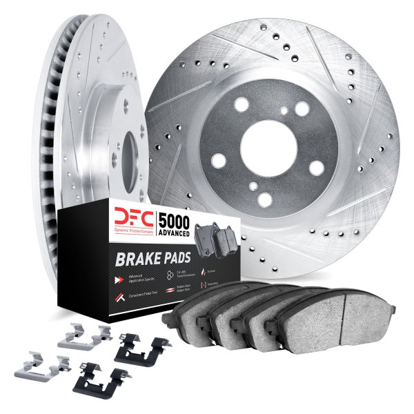 DFC® - PRO-KIT 5000+ Drilled and Slotted Front Brake Kit