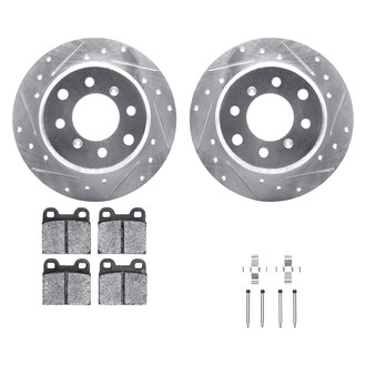 DFC® - PRO-KIT 5000+ Drilled and Slotted Rear Brake Kit