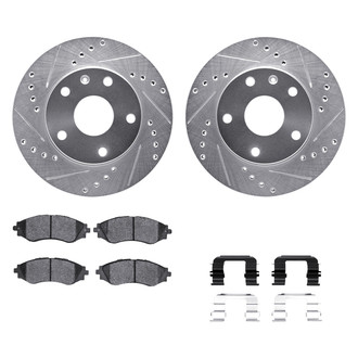 DFC® - PRO-KIT 5000+ Drilled and Slotted Front Brake Kit