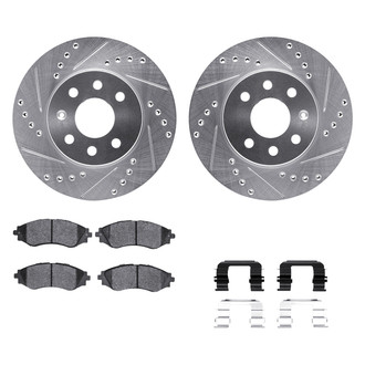 DFC® - PRO-KIT 5000+ Drilled and Slotted Front Brake Kit