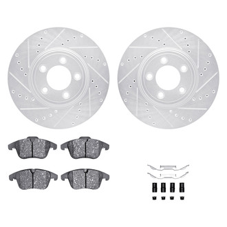 DFC® - PRO-KIT 5000+ Drilled and Slotted Front Brake Kit