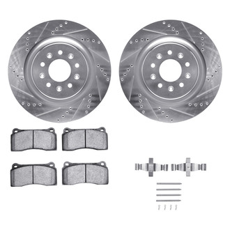 DFC® - PRO-KIT 5000+ Drilled and Slotted Front Brake Kit