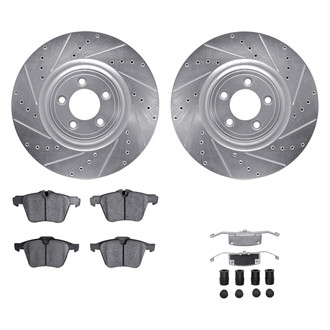 DFC® - PRO-KIT 5000+ Drilled and Slotted Front Brake Kit
