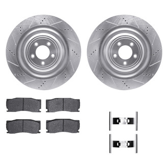DFC® - PRO-KIT 5000+ Drilled and Slotted Front Brake Kit